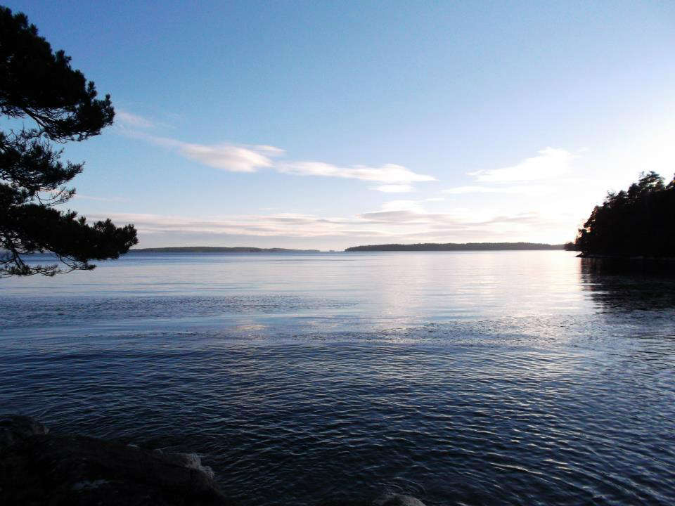 Utsikt över Vättern från Hindstorp