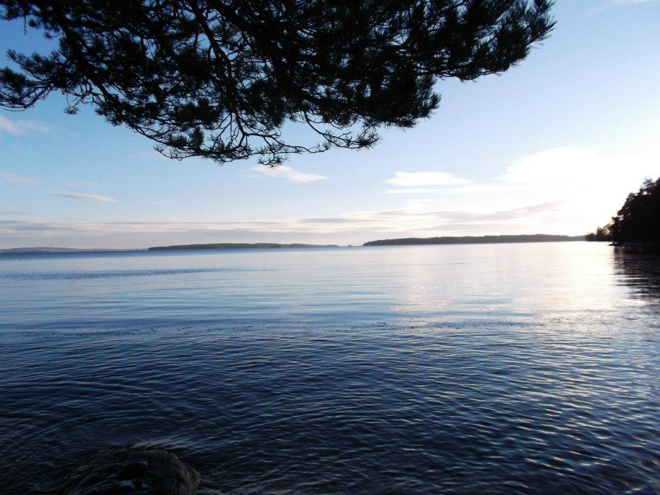 Utsikt över Vättern från Hindstorp